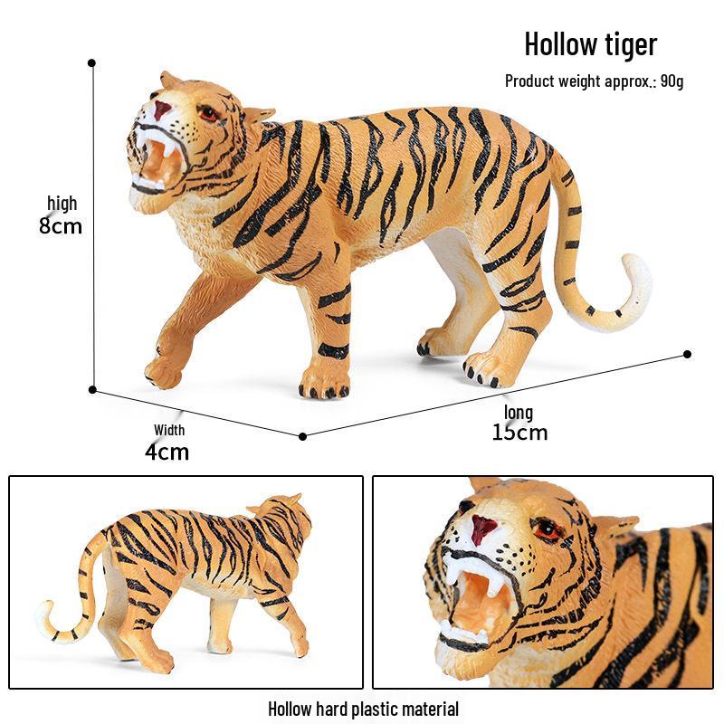 Cross-Border Animal Toy Set: Sheep, Cow, Horse, Donkey, Goat, Poultry Plastic Models
