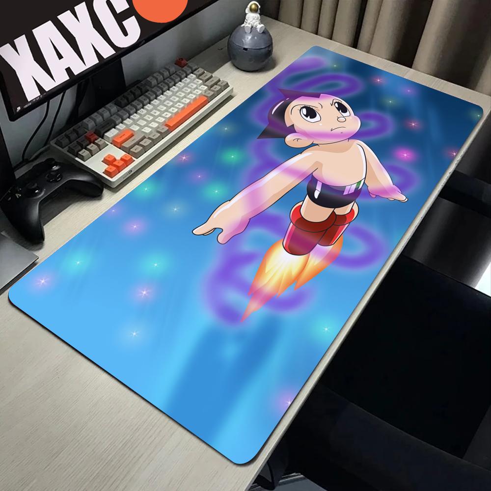 Astro Boy Anime Gaming Office Desk Pads Large For Computer Non-slip Lockedge Mouse Pad