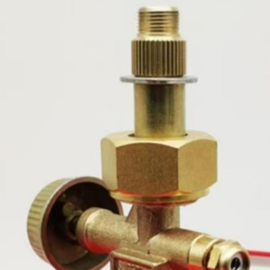 Camping Gas Stove Converter Copper Outdoor Stove Connector Tank Adapter Practical Gas Furnace Conversion Head Enduring