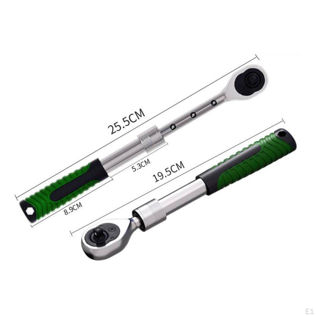 1/2 Inch Ratchet Wrench Industrial Grade 72Tooth Bidirectional Hand Tool for