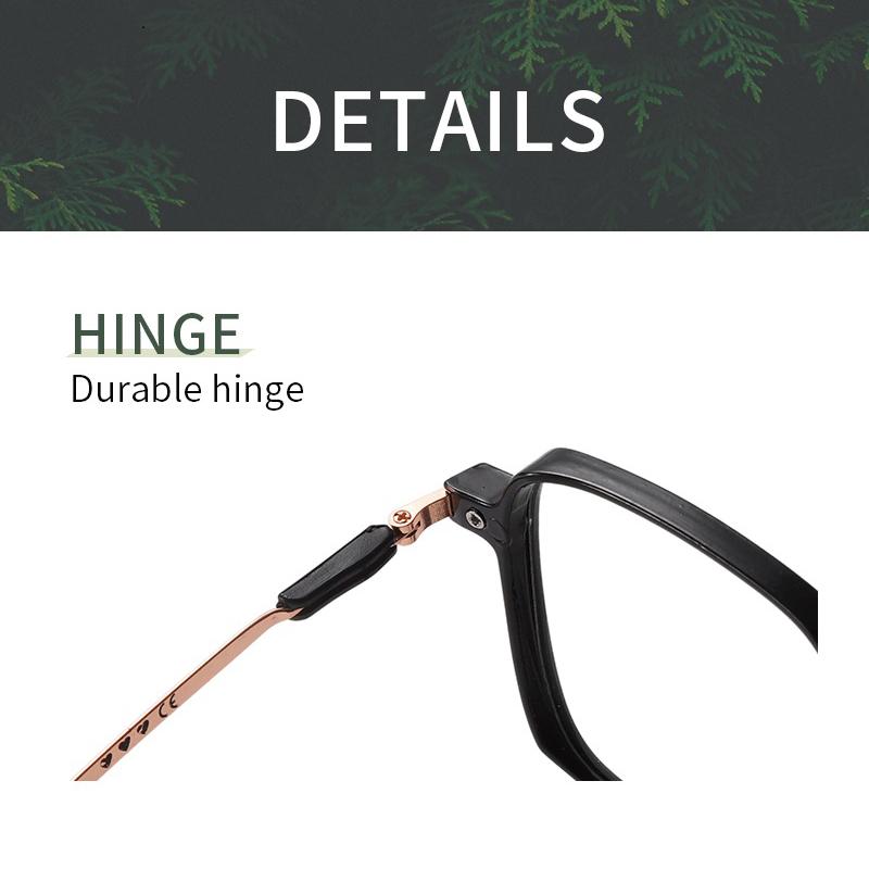 Photochromic Anti Radiation large frame Glasses Shades Transition Eyeglasses Korean Replaceable Lens women resistant Glare flat mirrors Eyewear