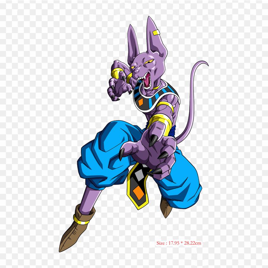 Náplasti na oblečení tašku nažehlovací termonálepky Bills De Espalda Beerus Goku vzor pratelné tepelný přenos