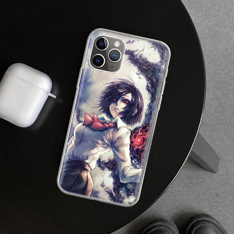 Tokyo Ghouls Anime Phone Case Cover For iPhone 11 12 13 Mini 14 15 Plus 16 Pro Max 17 Air 7 8 + SE Art Customized Fundas 11 12 1