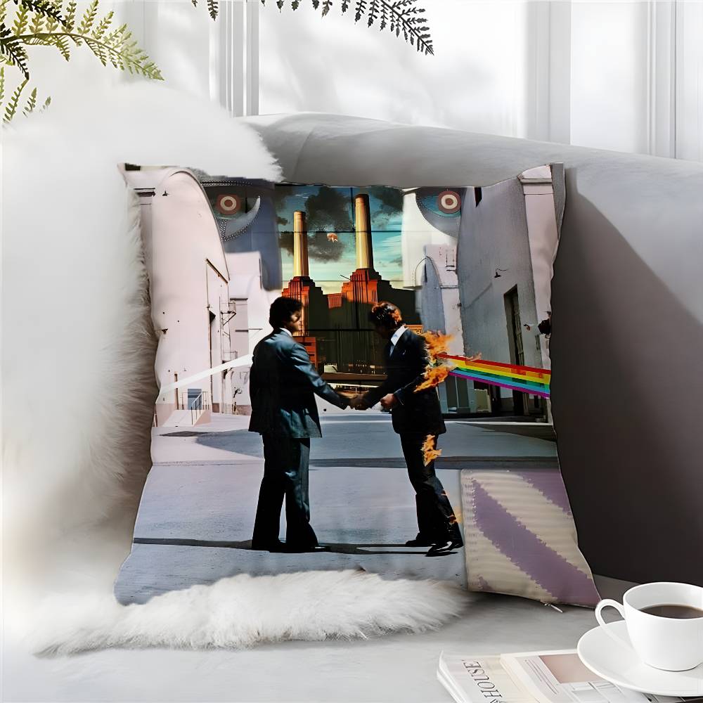 Sängerin Love P-Pink Band F-Floyd-MT Kissenbezug Komfort Sofabett Seidig Elegant Unsichtbarer Reißverschluss Kissenbezug