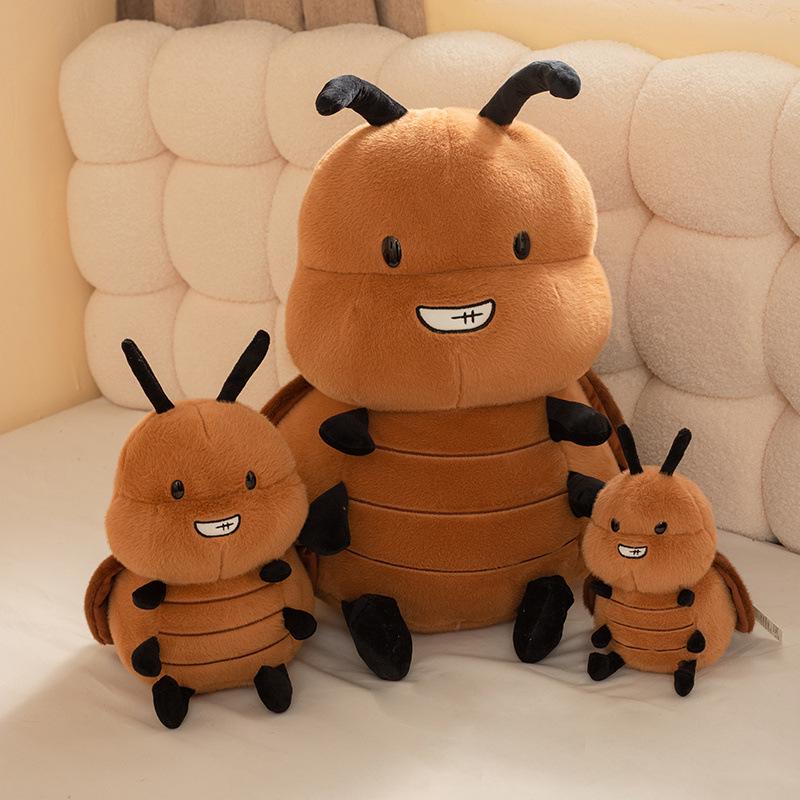 

Cute Cockroach Plush Toy - Funny Prank Xiaoqiang Doll 25cm [0.18kg]