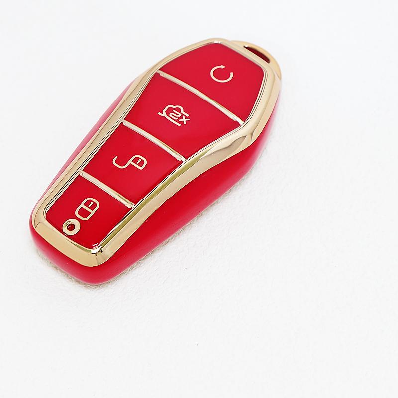 For Byd Song Pro Max Yuan Dolphin E2 Han Ev Tang Dm Qin Plus Car Key Cover Case Holder Shell Protector Auto Keyless Accessories