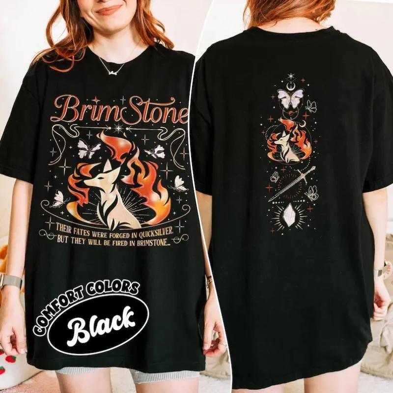 

Quicksilver Brimstone Two Sided Comfort Color Shirt Fae and Alchemy Series Kingfisher Fantasy Book Tee Gift For Book Lover 4XL