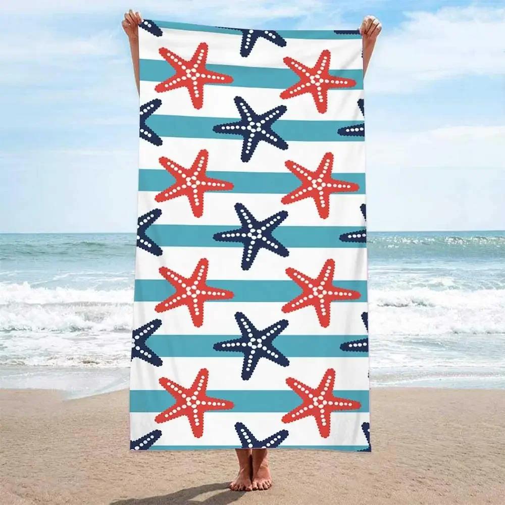 Summer Boho Beach Towel Florida Woman Microfiber Quick Dry Bath Towels Beach Cover Sand Free Portable Pink Travel Towel