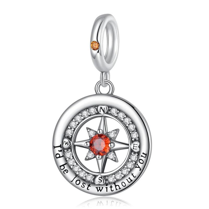 Sparkling Copper Stars Moon Sun Flower Earrings Dangle Charm Beads Fit Original Bracelets Diy Cultural Jewelry Gift