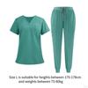 Women Scrub Uniform Set Jogging Cloth Top and Jogger Pants for Yoga Pet Grooming