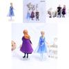 Enchanting 5pcs Snow Queen Anna Elsa Frozen 2 Olaf Sven Kristoff Action Figures Set