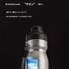 Titanium bottle lightweightinsulated pure outdoor cycling fitness climbing sports large capacity durable non-slip portable XRKG (500ml black)