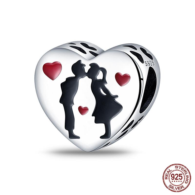 Copper Heart Shaped Warm Family Charm Bead Charms Bead Charms Ideal For 3mm Authentic Bracelets Diy Making Jewellery Mothers Day Gifts