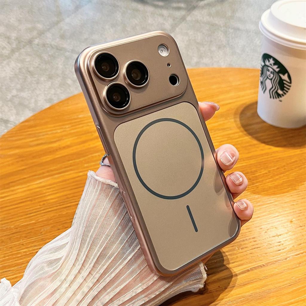 Apple iPhone 17 Pro Max Thin Matte Case: Full Lens Coverage, Magnetic Attachment