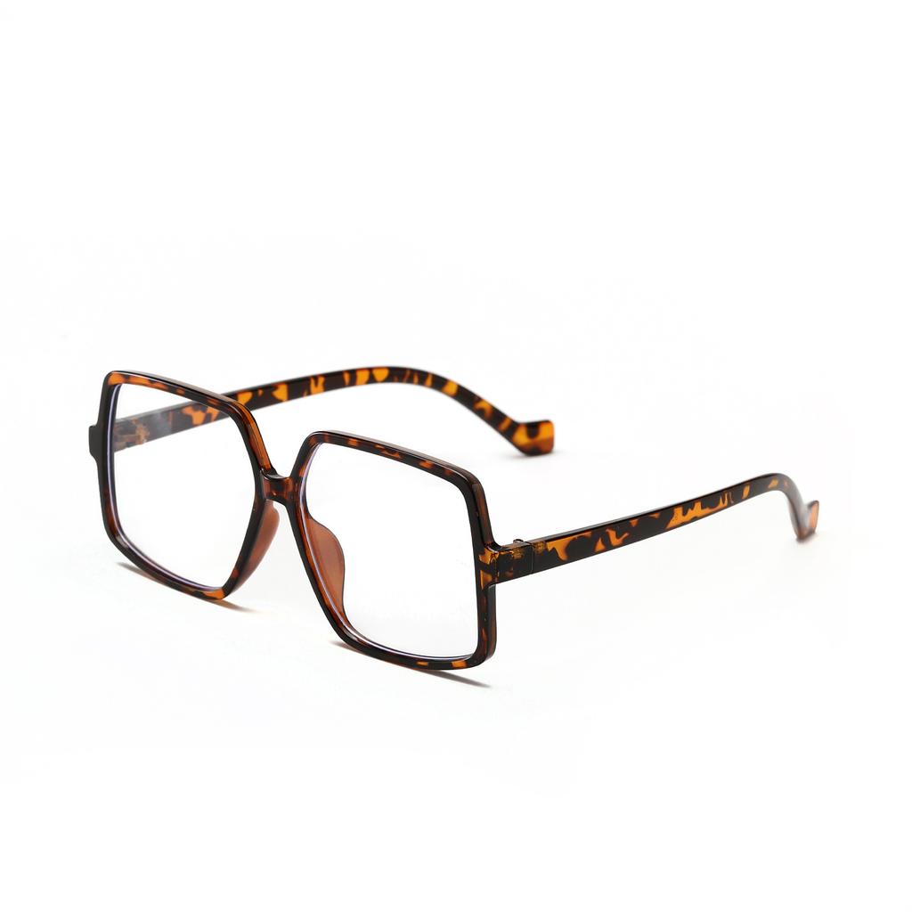 Glasses 95172 Square Large Frame Trend Flat Mirror