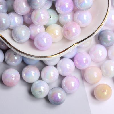 Náhrdelník Ručne vyrábané doplnky Okrúhle korálky Móda 8/10mm DIY Náušnice Náramok Dvojfarebné 200ks Šperky Korálkový materiál AB Farba