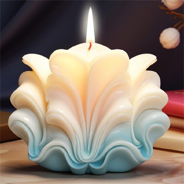 Conch Candle Siliucone Molds 3D Conch Candle Molds
