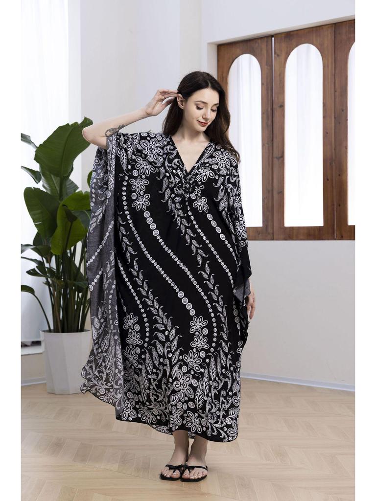 Rayon Handmade Knitted Beach Cover-Up, Plus Size, Long Robe, Bikini Sun Protection, 16 Colors Available