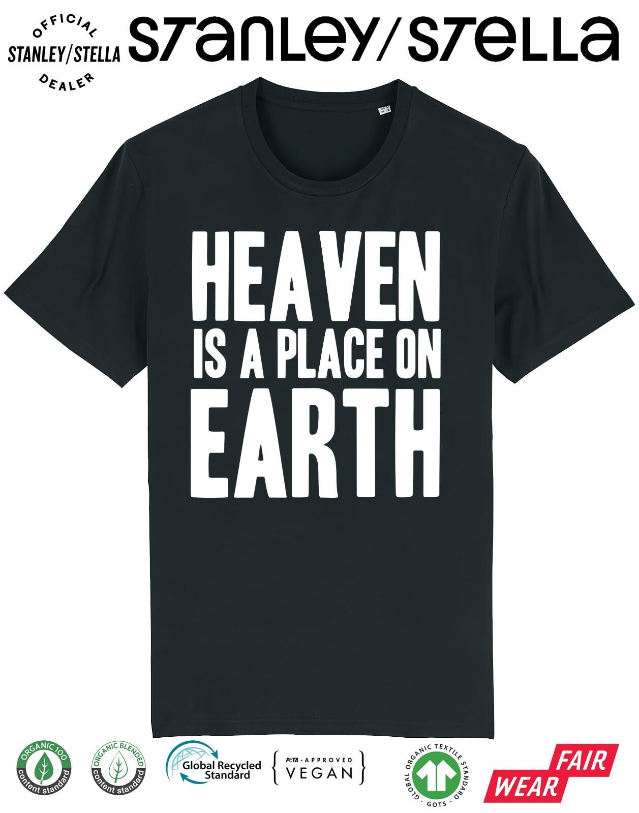 Heaven Is A Place On Earth Mens T-Shirt Mens Womens Tees Top Disco Fancy Dress 80s Party Eighties XL