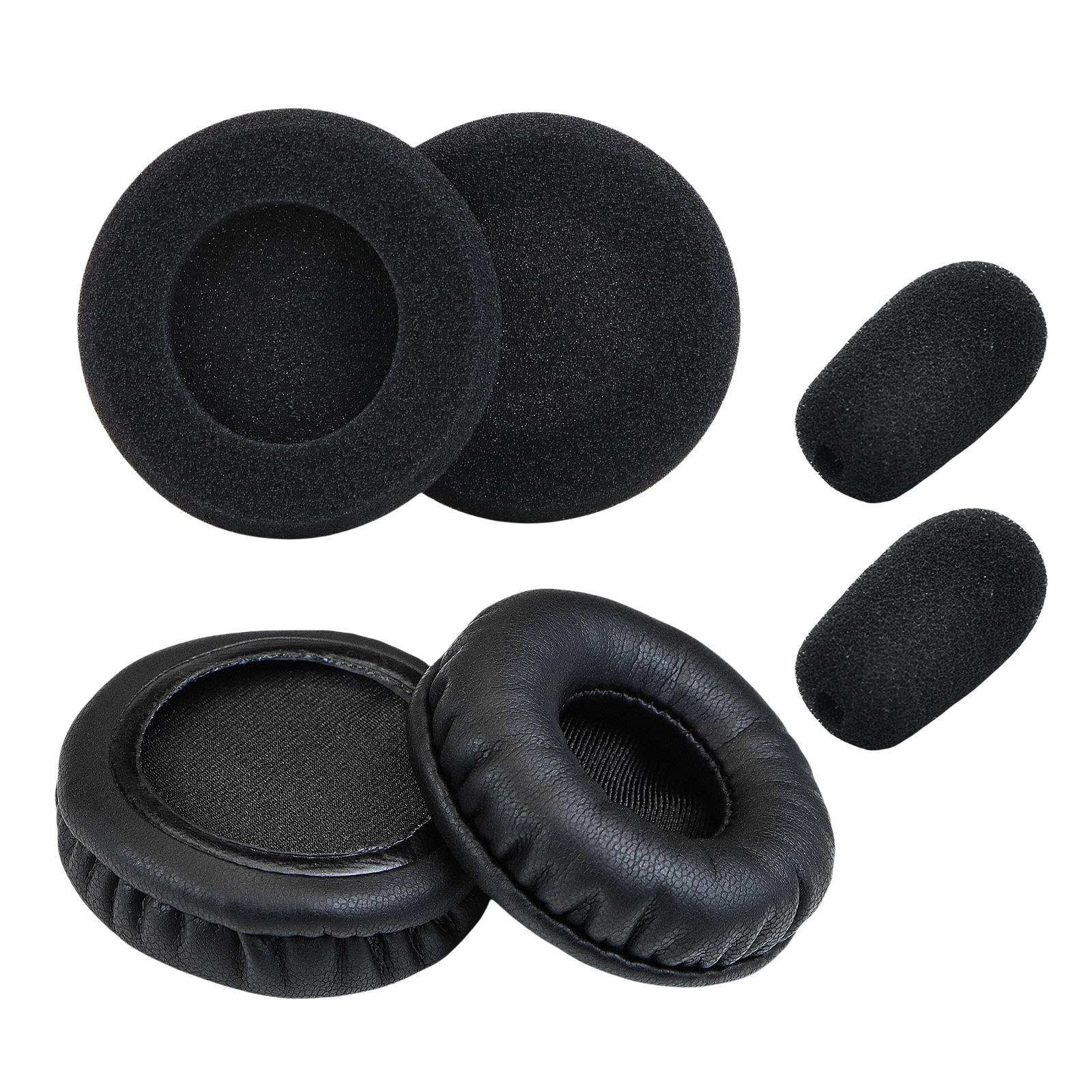 

Easy Installation Soft Sponge Ear Cushions and Microphones Covers Set Noise Isolating for B250XT B150 Headphone Models 1
