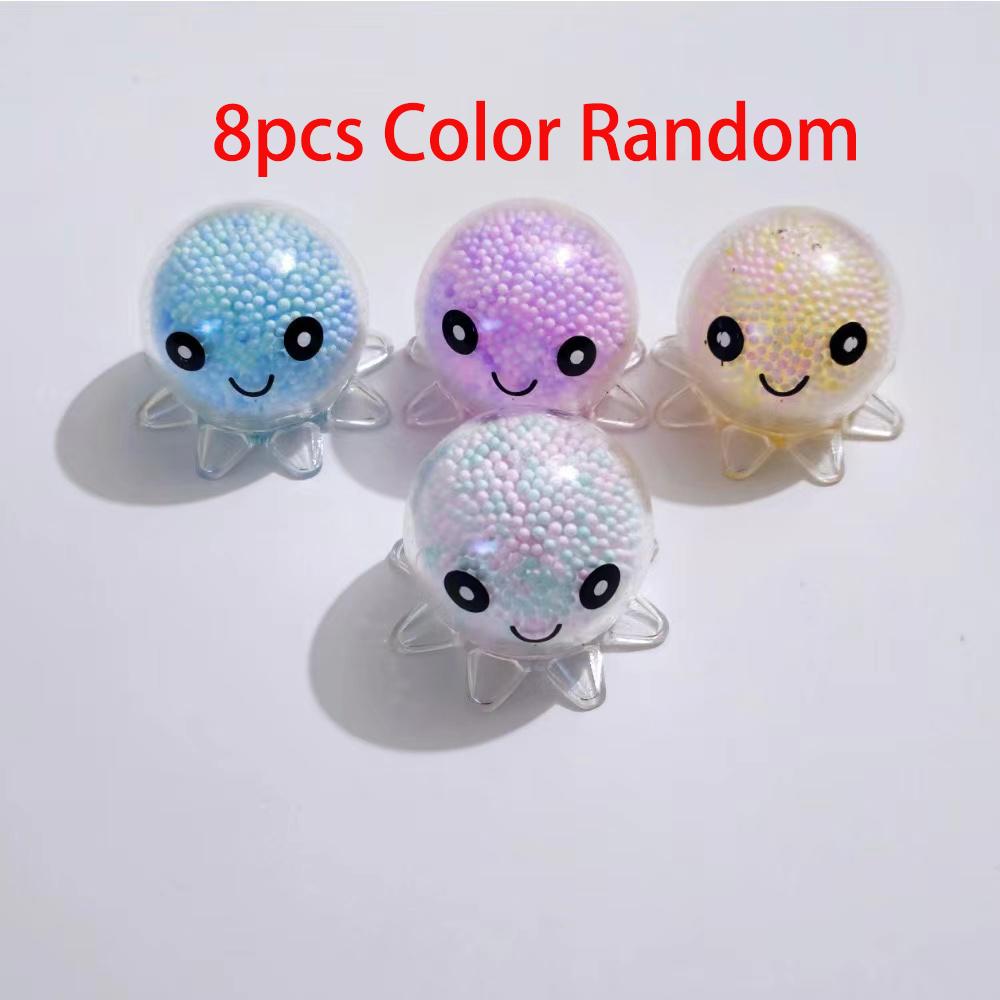 New Children And Adults Stress Relief Fidget Toy With Octopus Squeeze Ball Suitable Daily Outdoor Entertainment Christmas Gifts