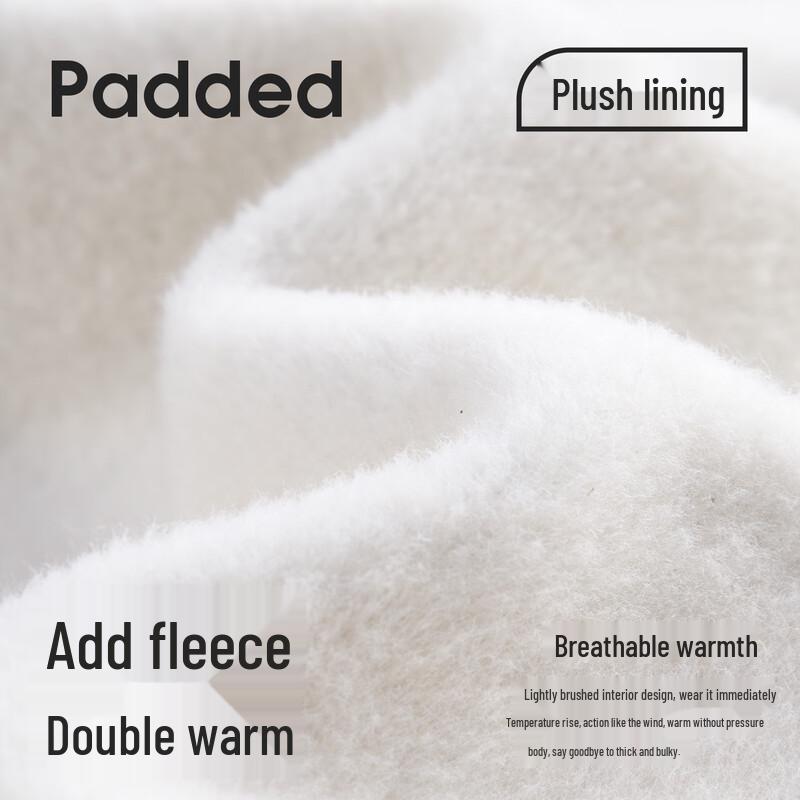 NVG·YOUNG Men's Fleece Lined Half-Zip Stand-Up Collar Sweatshirt