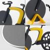 Creative Pizza Cutter Bicycle Shape Pizza Cutter Reusable Pizza Slicer Picnic Practical Stainless Steel Kitchen Accessories