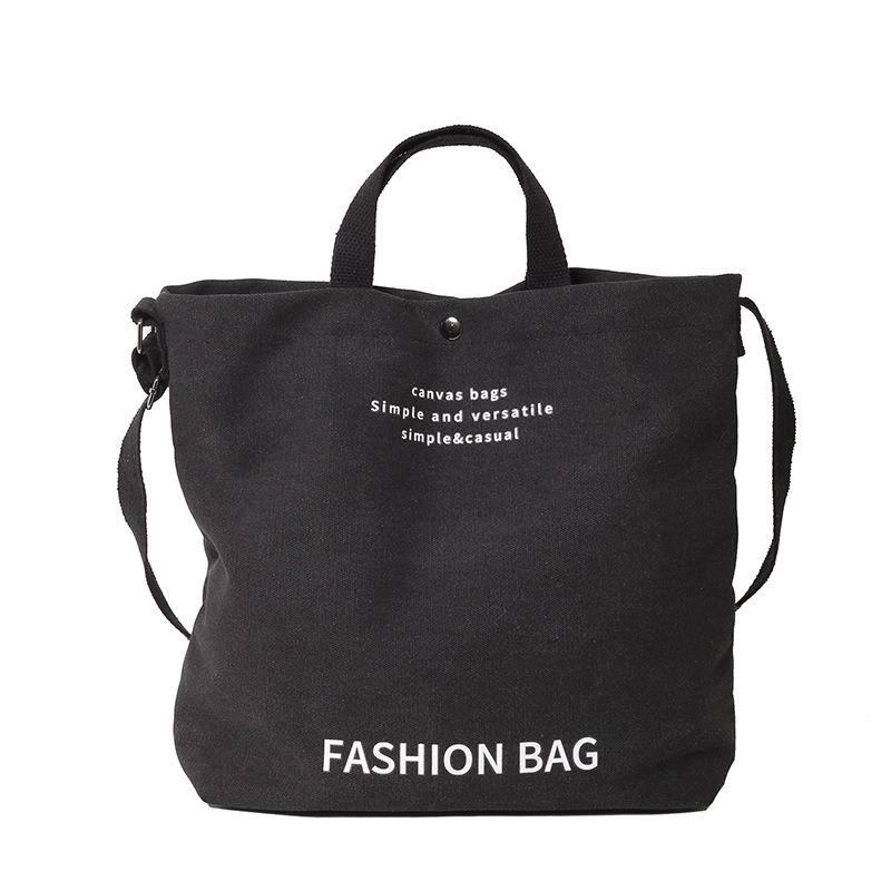 Canvas Bag Large Capacity Autumn Messenger Bag Women's New Leisure Bag Women's Commuter Bag Shoulder Bag