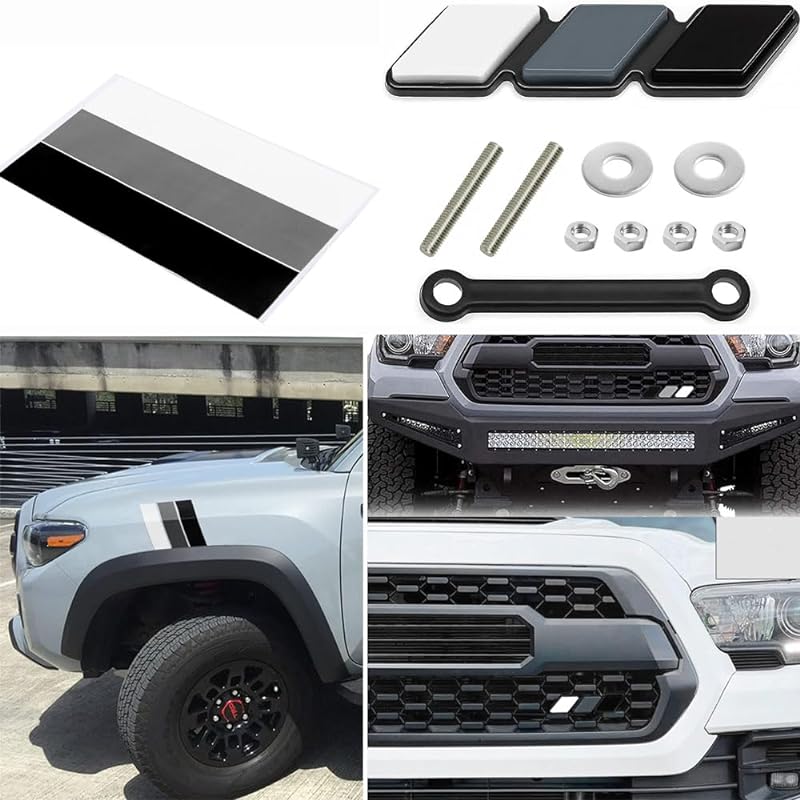 Insignă grilă Insigna și autocolant Accesorii de decorare Camion auto potrivit pentru Toyota Tacoma 4Runner Tundra Rav4 Accesorii Sequoia Highlander