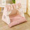 Cat Tent Bed Enclosed Removable Washable Summer Cozy House All Seasons Pet Nest For Cats And Small Dogs Home Living Room Gift