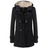 Women Warm Long Sleeve Pullover Blouse Hooded Jacket Coat Long Outerwear