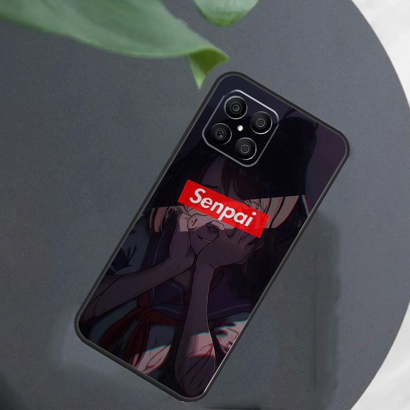 Sugoi Senpai Anime For Honor Magic 5 6 7 8 Pro Case For Honor 400 200 50 70 Lite X8c X8b X9a X9b X9c X9d Win RT