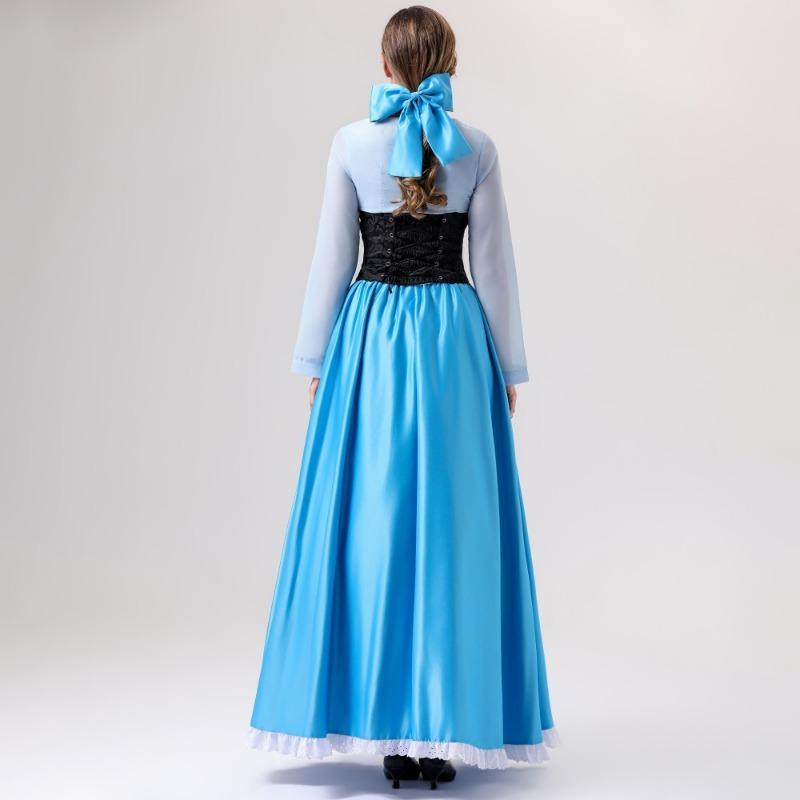 Blue Little Mermaid Dress Ariel Princess Dress Dress Long Dress Anime Sea Daughter Mermaid Suit