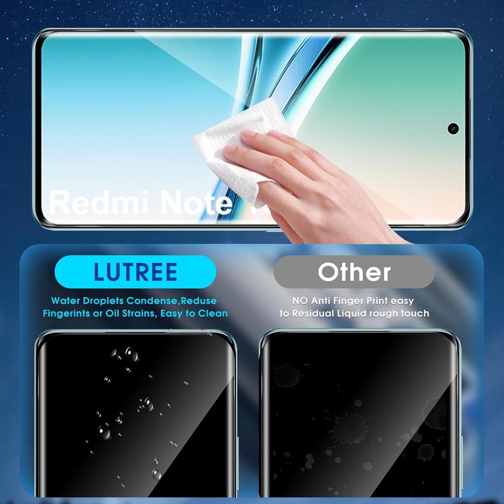 Pachet 4-în-1 [2+2 Bucăți] Sticlă Călită Protector Ecran Curbat 3D + Folie Protecție Lentilă Cameră HD pentru Xiaomi POCO M8 Pro 5G M8 5G Redmi Note 15 4G 5G Note 15 Pro+