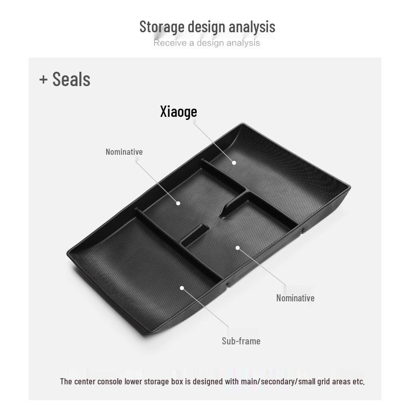 BYD Seal EV Center Console Lower Storage Box Accessories (2022-2024)