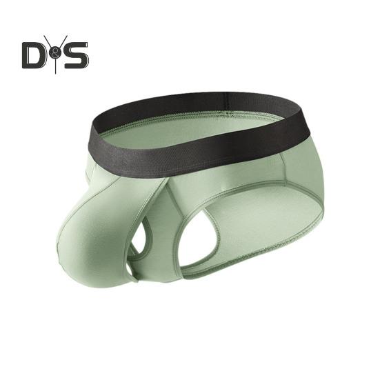 

Мужские трусы эластичные средней талии U-образные высокоэластичные облегающие трусики в стиле пэчворк цветное нижнее белье повседневная одежда XXXL зелёный