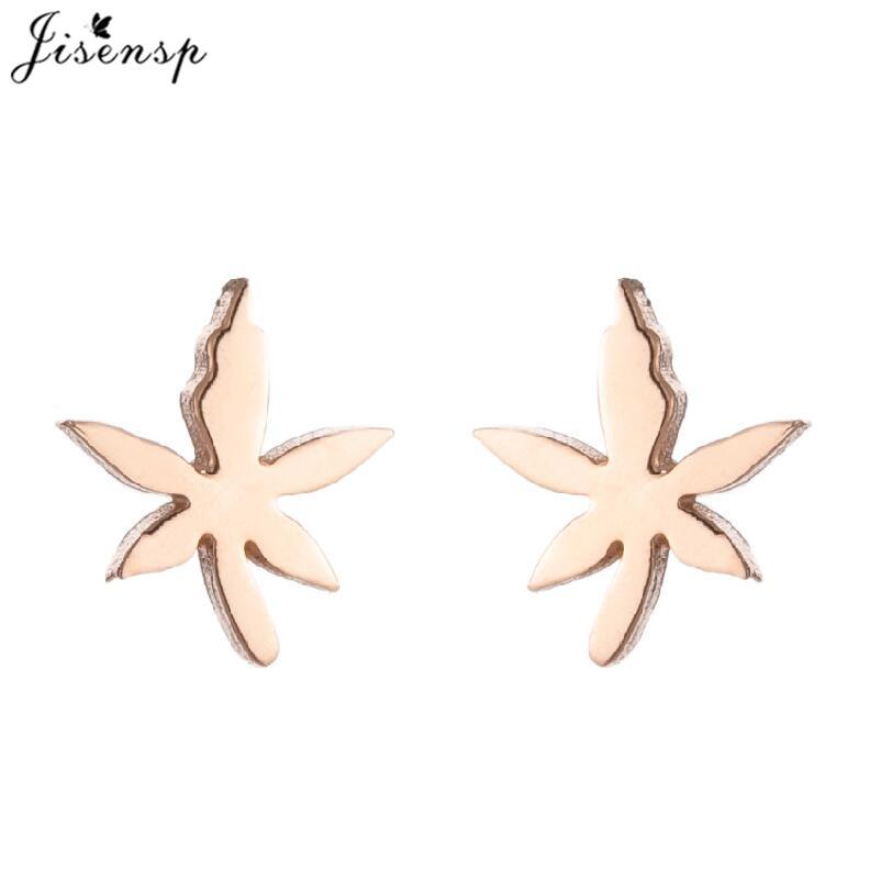 Casual Stainless Steel Tree of Life Earring for Women Lotus Grass Ear Jewelry Girls Delicate Flower Earrings Gifts Accessories