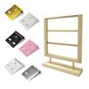 Solid Wood Multi-layer Jewelry Display Stand Earring Rack Earring Piece Matching Display Stand Simple Jewelry Storage Prop