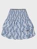 2023 Women's Pleated Ruffle Mini Skirt - Floral Print, 13 Colors Available