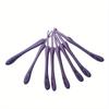 8PCS Purple Crochet Hooks Set Plastic Handle Knitting Needles For Hats Sweaters Socks Scarves Weaving.
