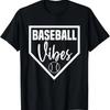 Baseball Inspired Vibes Dirt Sports Mom Distressed Pitch T-Shirt