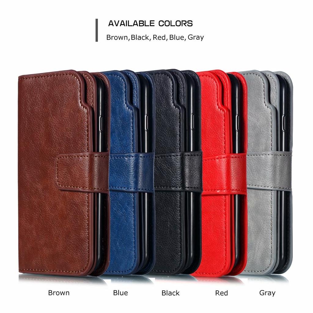 Applicable to iPhone14 mobile phone leather case 13Pro solid color nine-card card wallet holder protective case 13mini