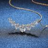 1.7-5.0ct D Color Moissanite Woman Pendant Sier Necklace for Women Chains Party Bridal Fine Jewelry 925sterling Silver Necklace