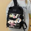 Schoolbag1011 New Cute Pain Bag Large Capacity Doll Primary and Secondary School Students Travel Backpack Transparent Summer Travel School Bag