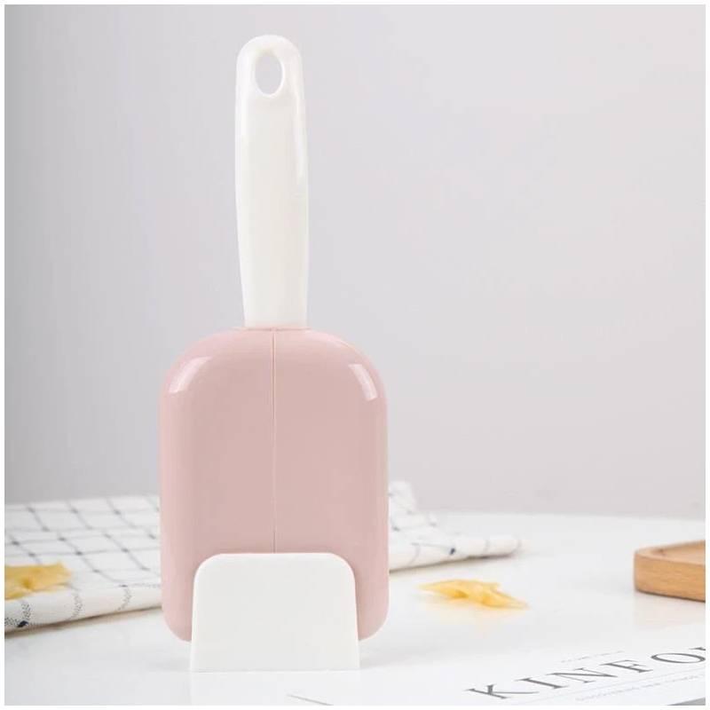 

New Nonstick Stand-up Rice Spoon With Automatic Open Dust Cover Heat Resistant Serving Spoon Rice Paddle
