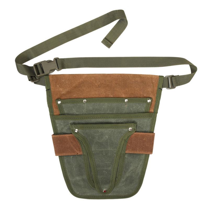 Portable Garden Camping Tool Bag Heavy-Duty Waterproof Garden Tool Bag 8 Pockets & Versatile Carrying Options 30*15*2cm Tool Bag