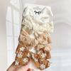 4Pcs/Set Sweet Print Bowknot Hair Clips For Cute Baby Girls Cotton Bows Hairpin Barrette New Headwear Kids Hair Accessories Gift