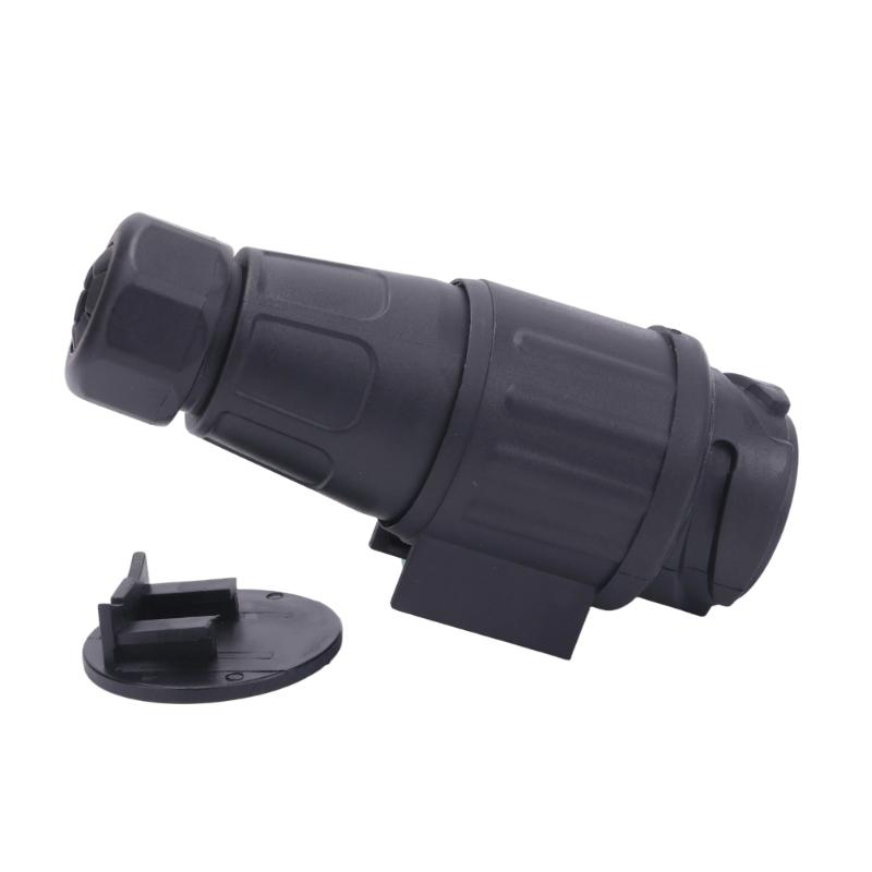 13-Pin Towing Vehicle Coupler for Trailer and Campers Electrical Connections, 12 V European-Style Interface for Lighting and Signal Circuits