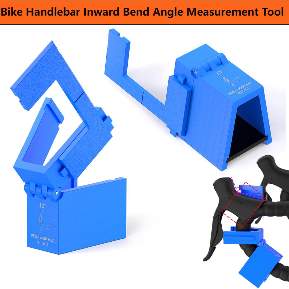 Bike Handlebar Inward Bend Angle Measurement Tool High Precision Bicycle Handlebar Angle Adjustment Tool Cycling MTB Accessories