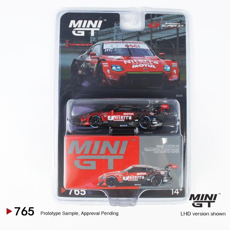 MINIGT 1:64 Nissan Z GT500 #3 Niterra Alloy Car Model 765